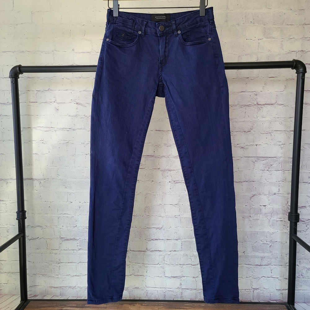 Scotch & Soda Maison Scotch Dark Blue La Parisienne Skinny Jeans W27 L32